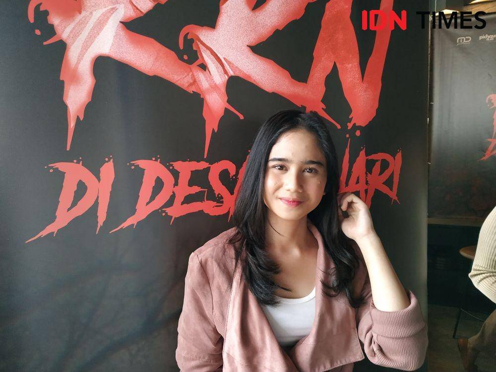 Tissa Biani dalam press conference peluncuran trailer dan poster KKN di Desa Penari di Jakarta. 22 Januari 2020. IDN Times/Nadia Umara