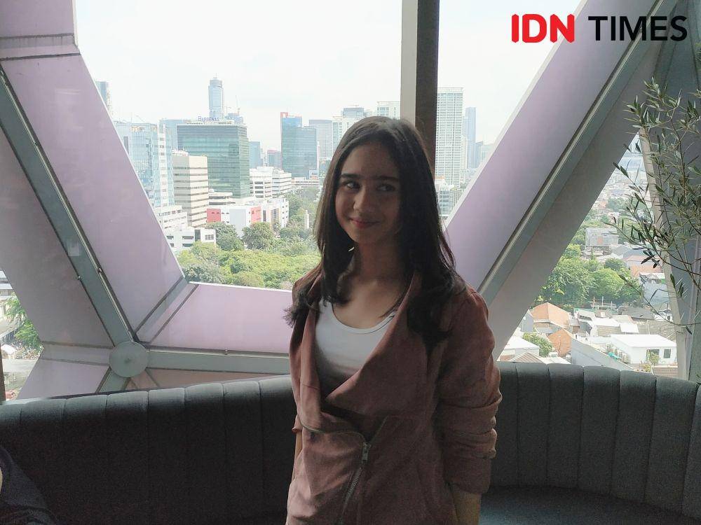 Tissa Biani dalam press conference peluncuran trailer dan poster KKN di Desa Penari di Jakarta. 22 Januari 2020. IDN Times/Nadia Umara