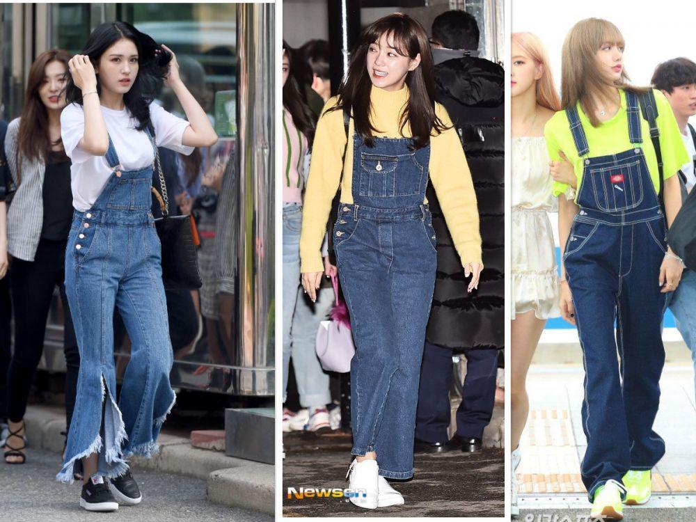 11 Ide Mix and Match Overall ala Idol KPop Wanita, Simpel!