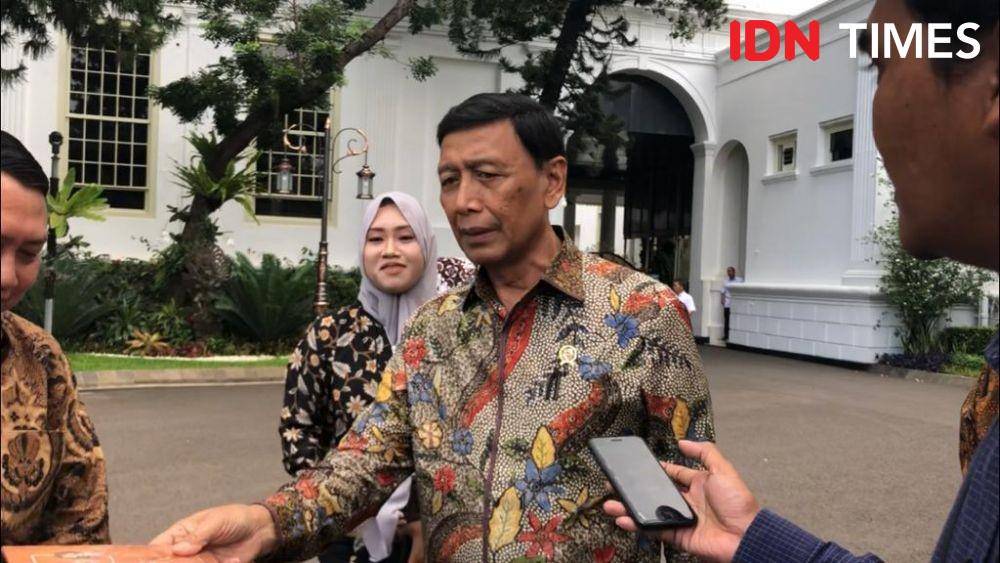 Ketua Wantimpres Wiranto di Kompleks Istana Negara, Jakarta Pusat, Rabu 22 Januari 2020 (IDN Times/Teatrika Handiko Putri)