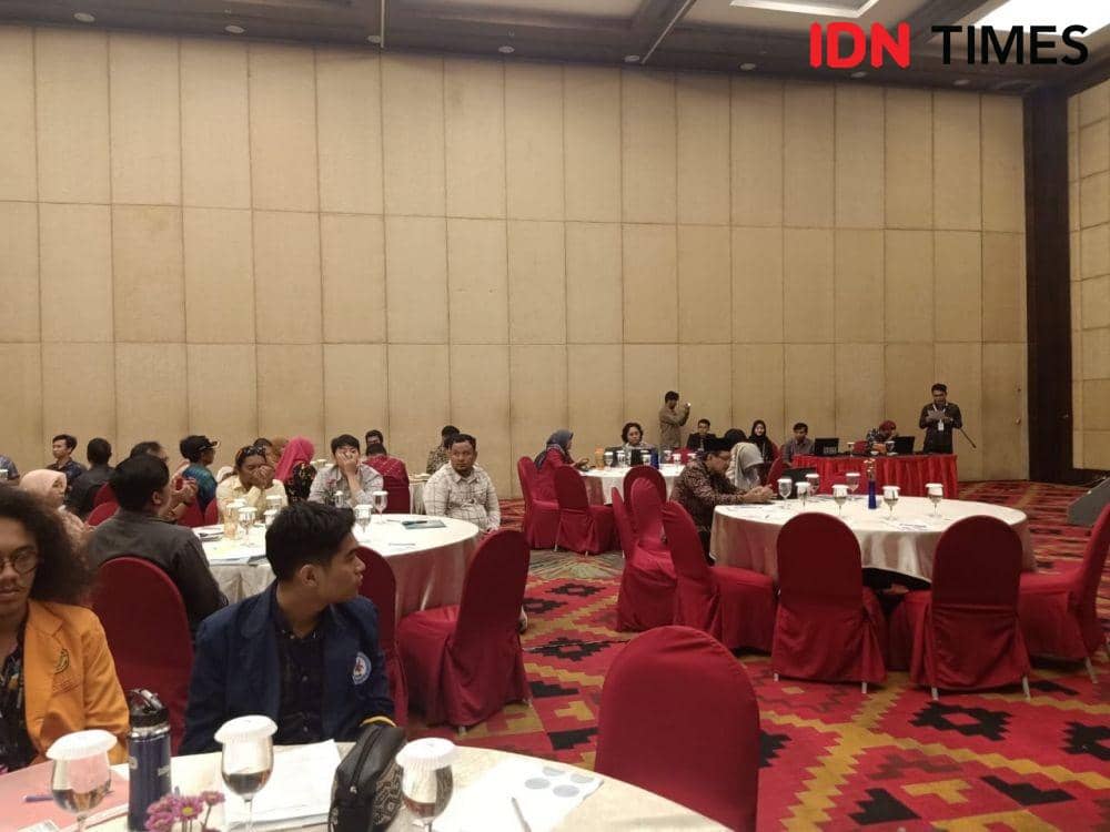 Masyarakat dan tokoh Kaltim dalam Diskusi Rencana Pemindahan IKN (IDN Times/Ervan Masbanjar)