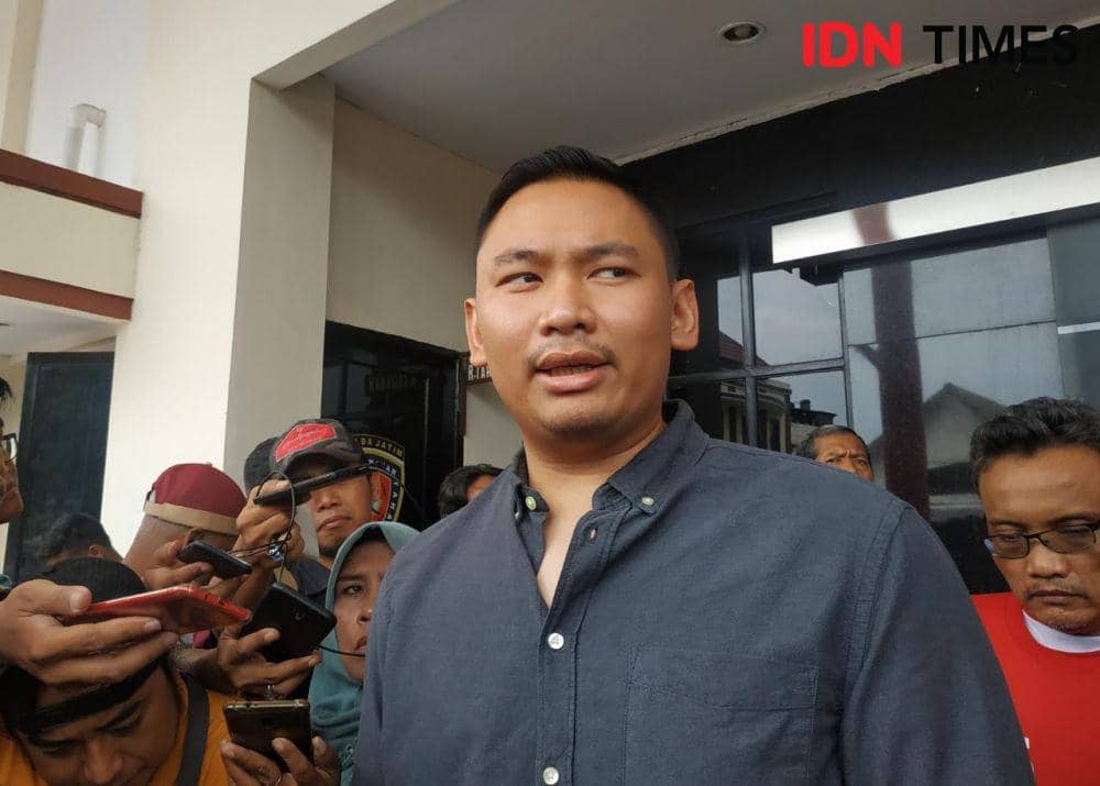 Kanit Resmob Polrestabes Surabaya Iptu Arief Ryzki Wicaksana saat konferensi pers, Kamis (23/1). IDN Times/Fitria Madia