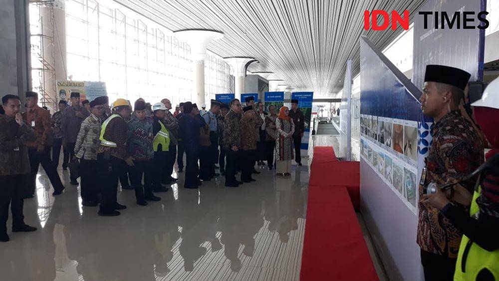 Wapres RI, Mak'ruf Amin kunjungi Bandara YIA.IDN Times/Daruwaskita