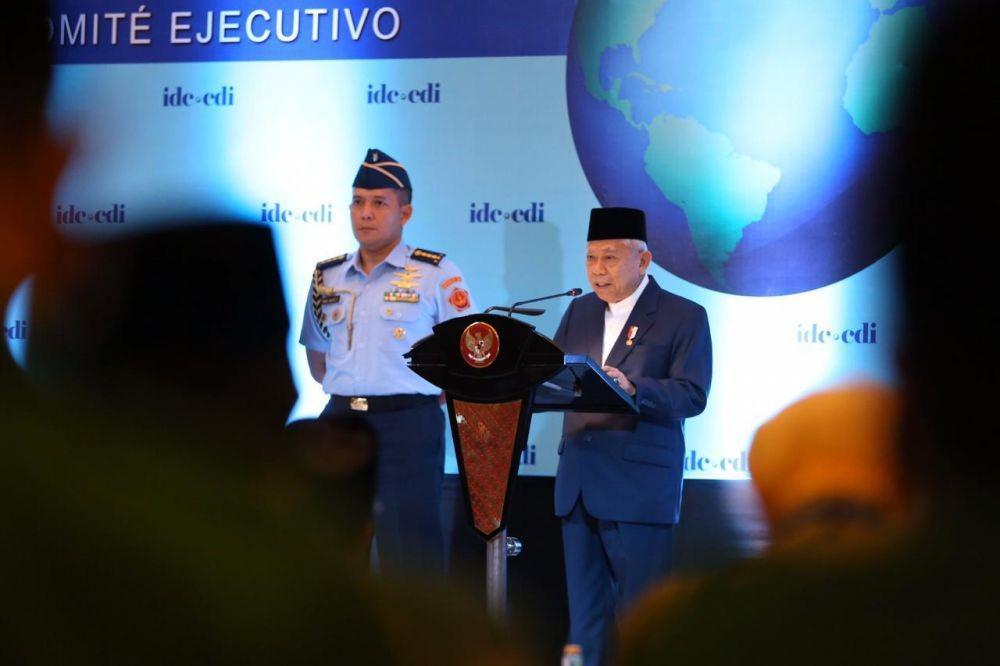 Ma'ruf Amin Sebut Demokrasi Jadi Solusi Berbagai Permasalahan di Dunia