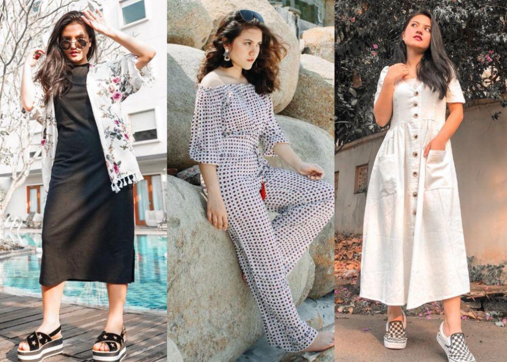10 Ide Outfit Monokrom ala Marsha Aruan, Stylish dengan Dua Warna!