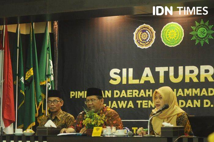 Silaturahmi Pimpinan Daerah Muhammadiyah dan Aisyiyah se-Jateng-DIY di Kantor PP Muhammadiyah Yogyakarta, 24 Januari 2020. IDN Times/Pito Agustin Rudiana