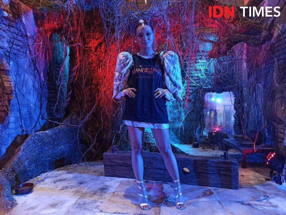 Asmara Abigail saat screening dan preskon film Mangkujiwo di Epicentrum, Jakarta, pada Jumat (24/1). IDN Times/Erfah Nanda