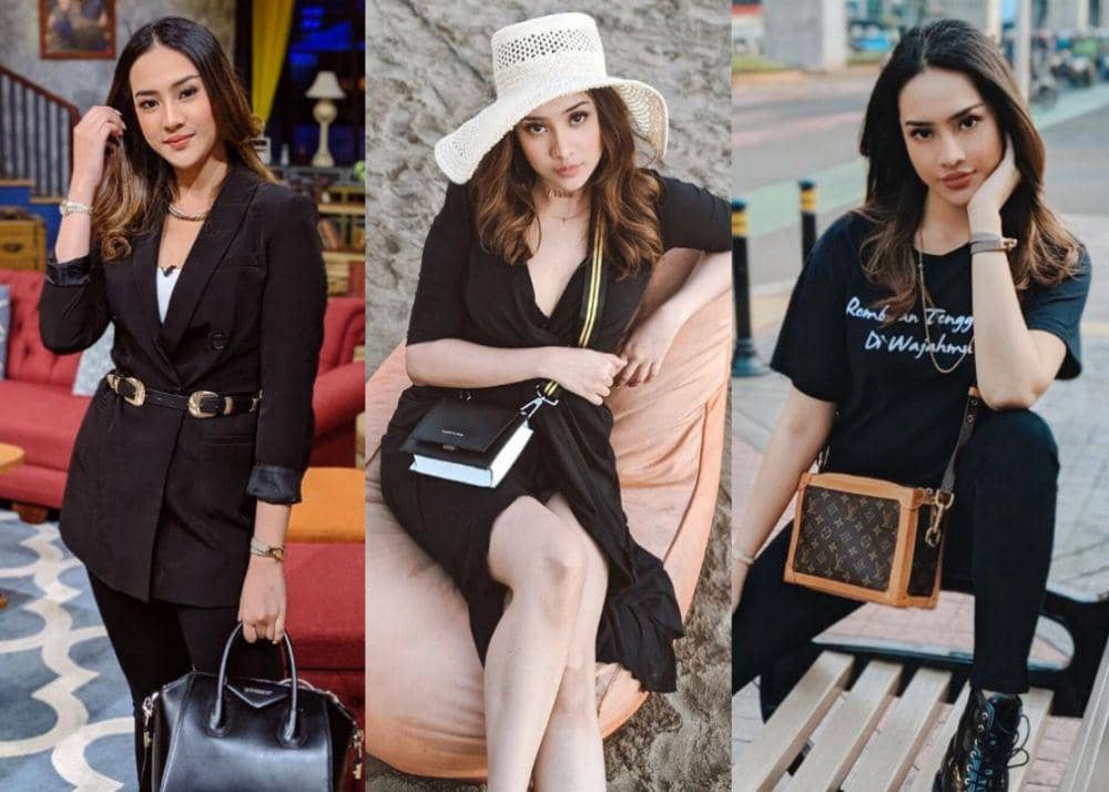 10 Gaya Outfit Monokrom ala Anya Geraldine, Panutan Fashion!