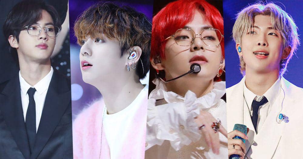 10 Visual BTS Pakai Kacamata Vs Kontak Lens Bikin Galau, Favoritmu?