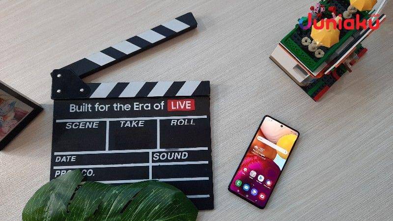 Samsung Galaxy A71, duniaku.com/Adhitya Daniel