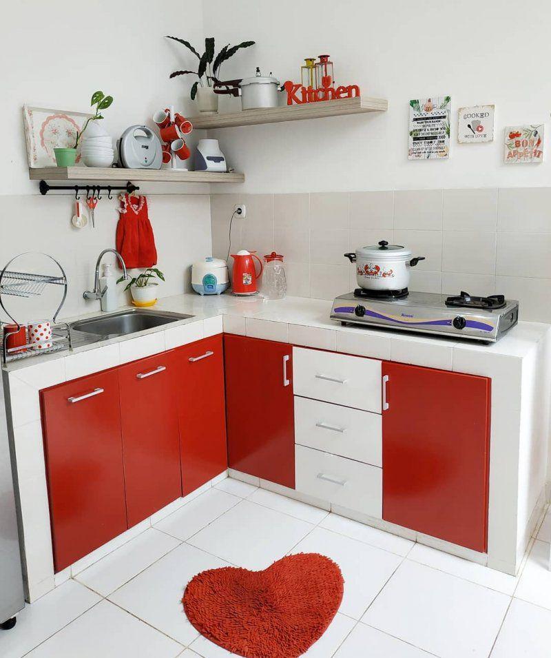 Simpel Tapi Manis, 10 Inspirasi Dapur Minimalis Colorful