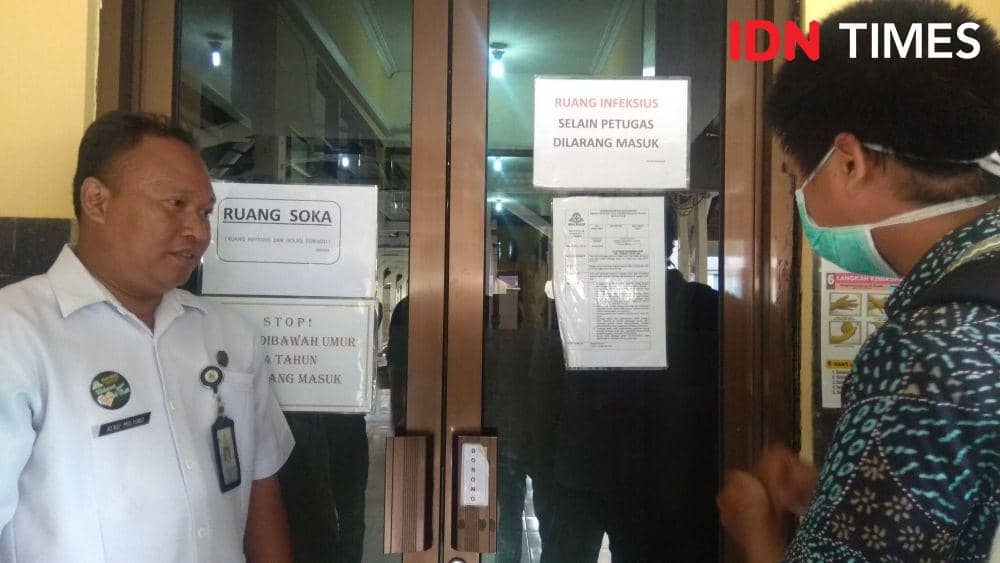 Ruang isolasi RSU Waled Kabupaten Cirebon. (IDN Times/Wildan Ibnu)