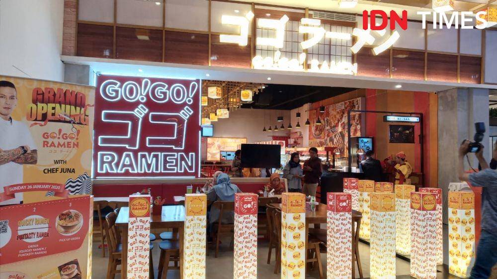 Go Go Ramen di Transpark Mall Bintaro, Tangerang Selatan. IDN Times/Dhiya