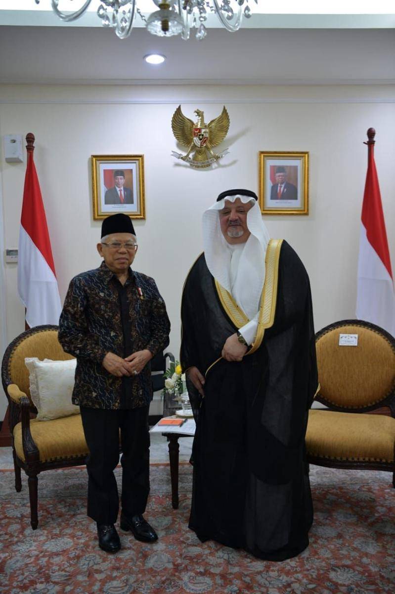Wapres Ma’ruf Amin Bertemu Dubes Arab Saudi untuk Indonesia Esam A Abid Althagafi (Dok. Setwapres)
