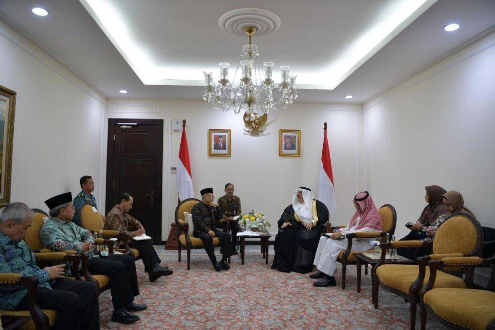 Wapres Ma’ruf Amin Bertemu Dubes Arab Saudi untuk Indonesia Esam A Abid Althagafi (Dok. Setwapres)