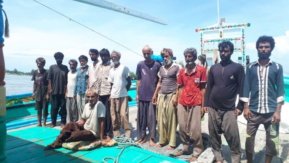 Kapal Nelayan Iran Terdampar di Aceh Barat dan Tak Diizinkan ke Darat