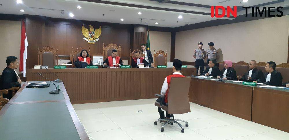 Lutfi Alfiandi jalani sidang pembacaan tuntutan di PN Jakarta Pusat (IDN Times/Margith Juita Damanik)