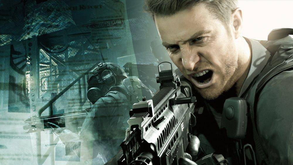 Chris Redfield di DLC Resident Evil 7. dok. Capcom