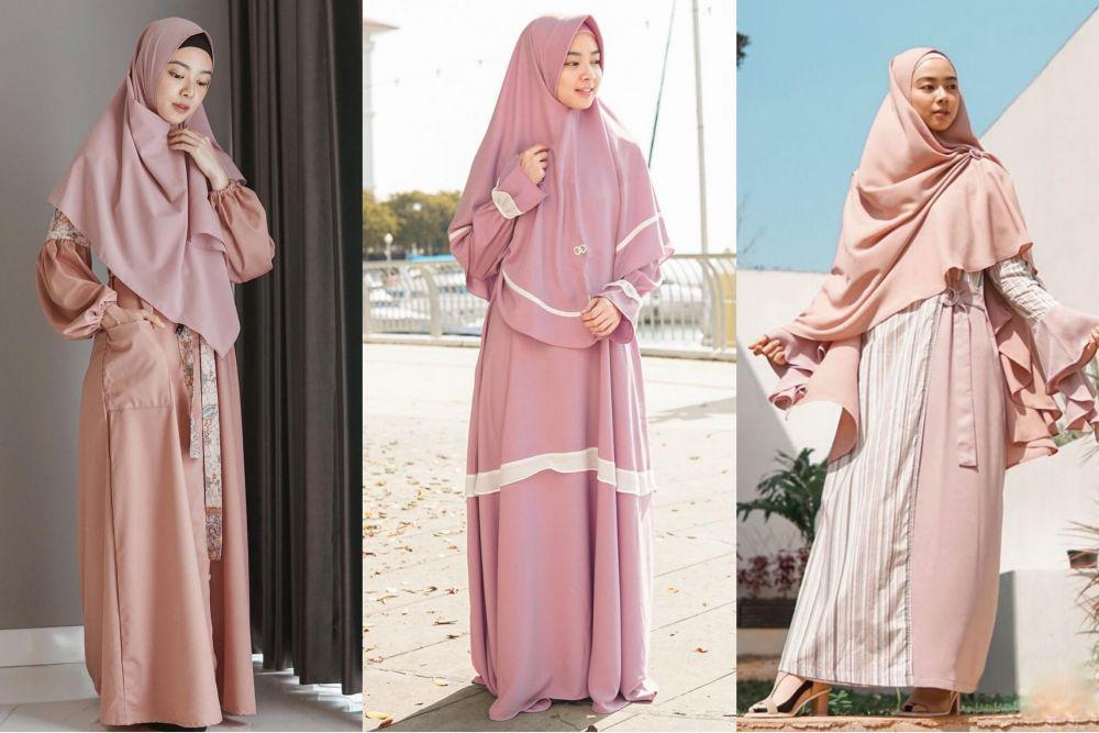 10 Ide Gamis Berwarna Pastel ala Lindswell Kwok, Bikin Adem & Memukau