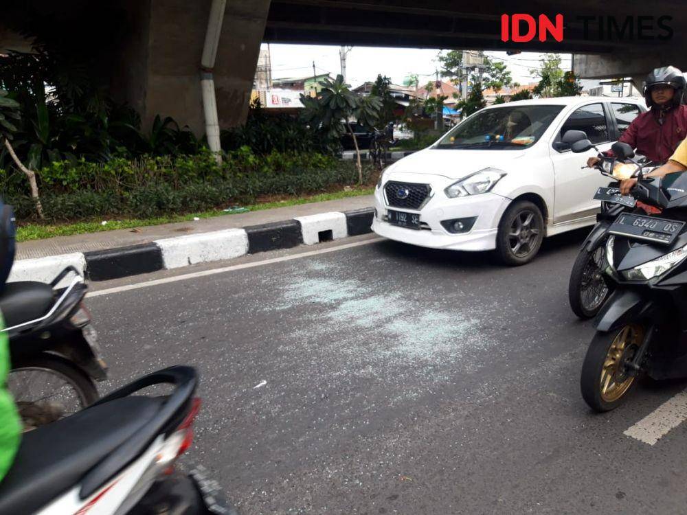 Pria Tak Dikenal Coba Bunuh Diri, Loncat dari Fly Over Banyu Urip