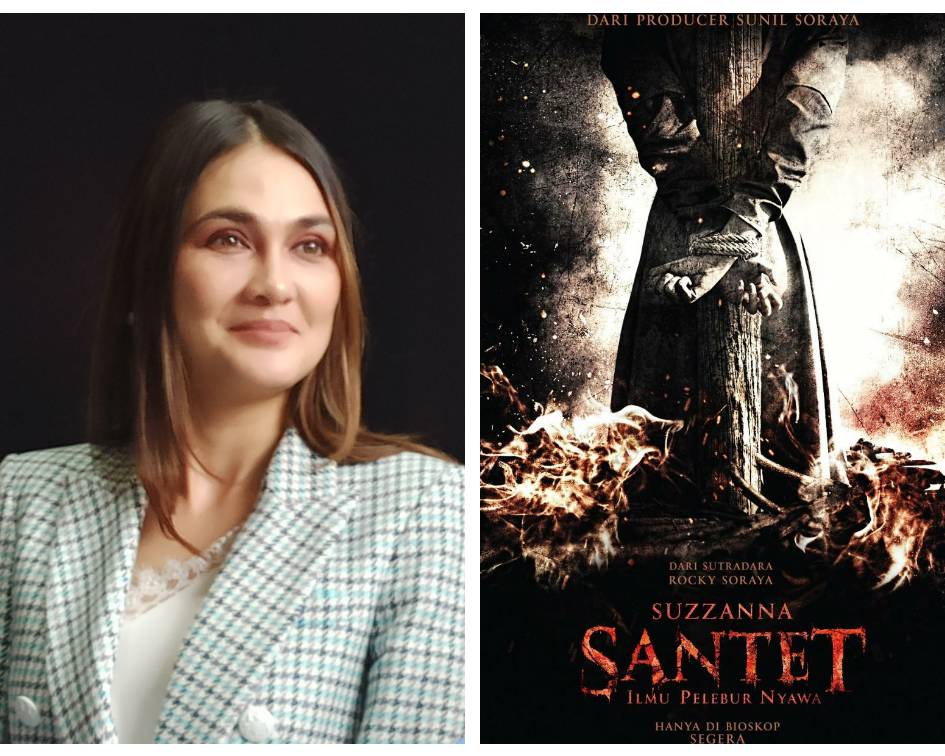 Luna Maya di preskon film Suzzanna: Santet Ilmu Pelebur Nyawa, di Soraya Entercine Films, Jakarta, pada Kamis (30/1). IDN Times/Erfah Nanda. Dok. Soraya films