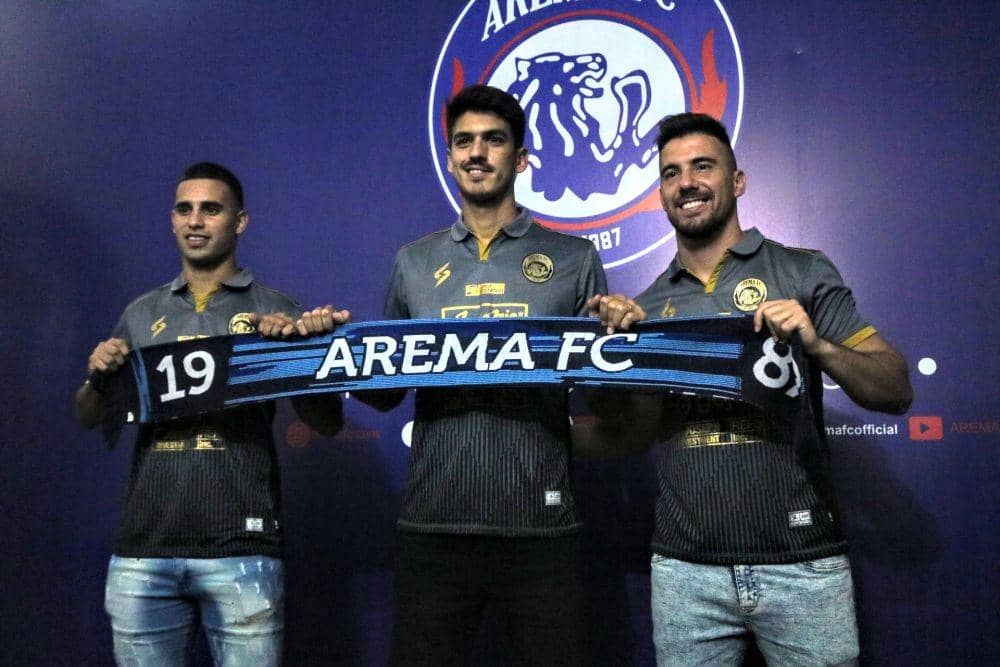 Trio latin yang menjadi kekuatan baru Arema FC. IDN Times/ Alfi Ramadana