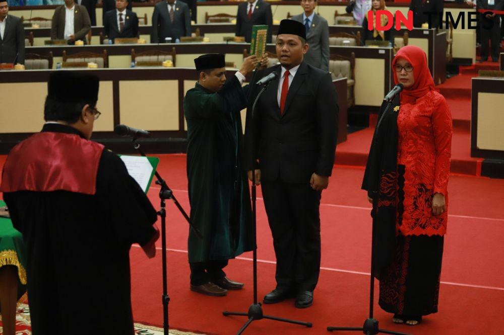 Pelantikan Dua legislator Genapkan 85 Anggota DPRD Sulsel