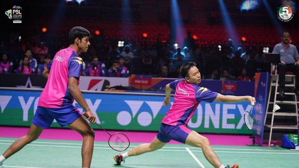 Duel Hendra Setiawan vs Lee Yong-dae di PBL, Pune 7 Aces Kalah Telak!