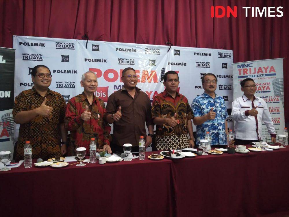 Diksusi Polemik "Omnibuslaw dan kita" (IDN Times/Lia Hutasoit)