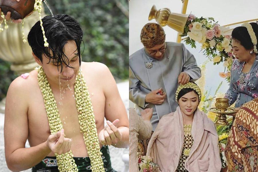 9 Style Isyana Sarasvati & Rayhan Saat Siraman, Kental dengan Adat