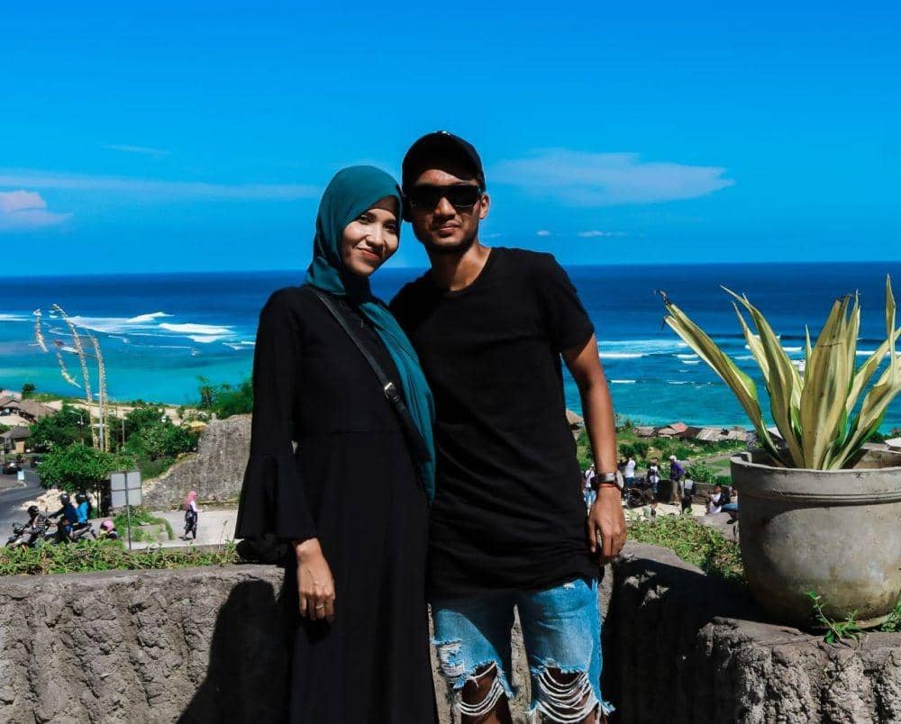 Eks PSMS Medan Gusti Sandria dan Shella Febrina (Dok. Pribadi)