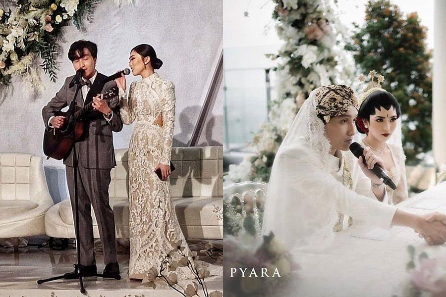 10 Dekorasi Pernikahan Isyana Sarasvati, Elegan Minimalis Serba Putih!