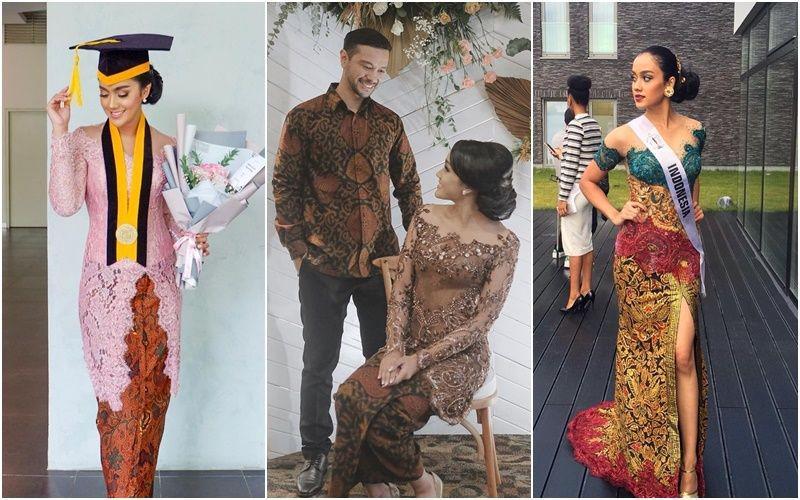 Gaya Kebaya Intan Aletrino, Indah Bertabur Payet