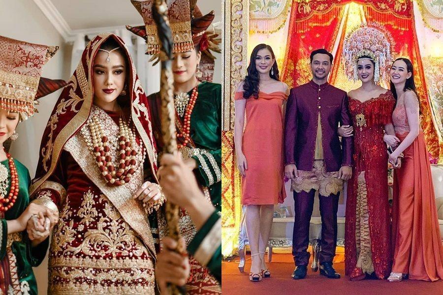 Gaya Makeup & Gaun Pernikahan Intan Aletrino, Adat Minangnya Kental!