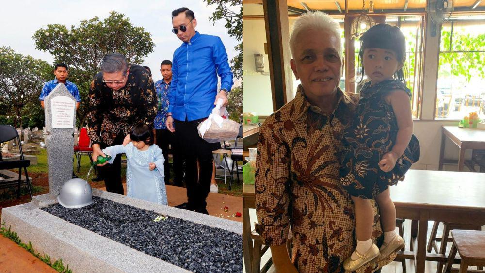 Cucu Kesayangan, 10 Momen Manis Gaia bersama Kakek SBY & Hatta Rajasa