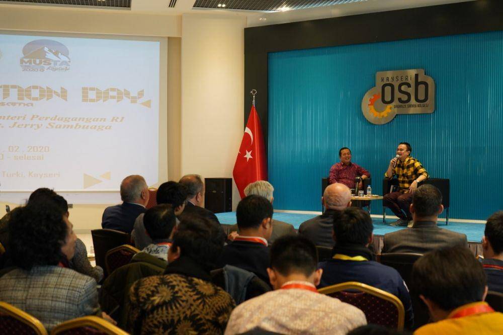 (Wamendag Jerry Sambuaga dan Dubes Indonesia untuk Turki Lalu Muhammad Iqbal) Dokumentasi KBRI Ankara