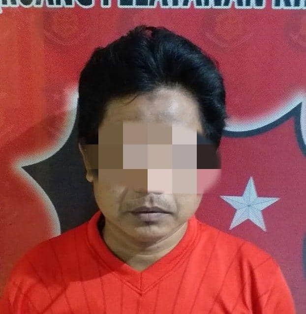 Tersangka kasus pencabulan, MK (IDN TImes/Polres Serang Kota)