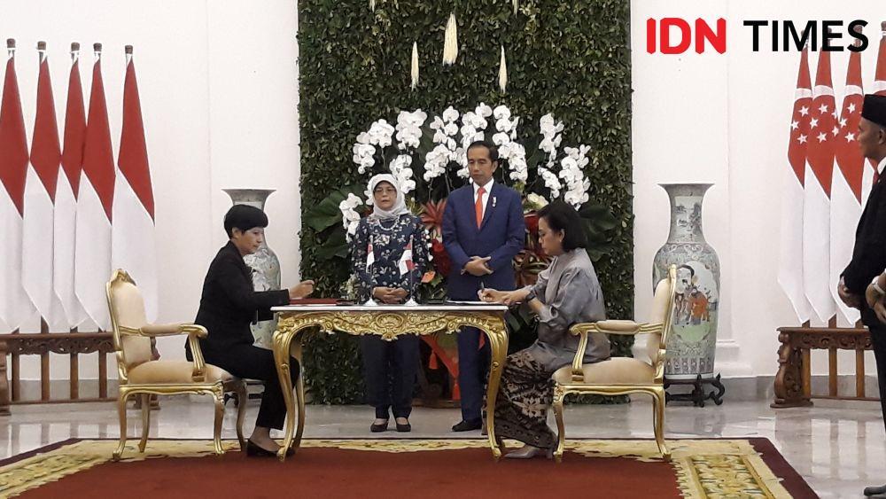 Jokowi dan Presiden Halimah Yacob Sepakat Memperkuat Kerja Sama