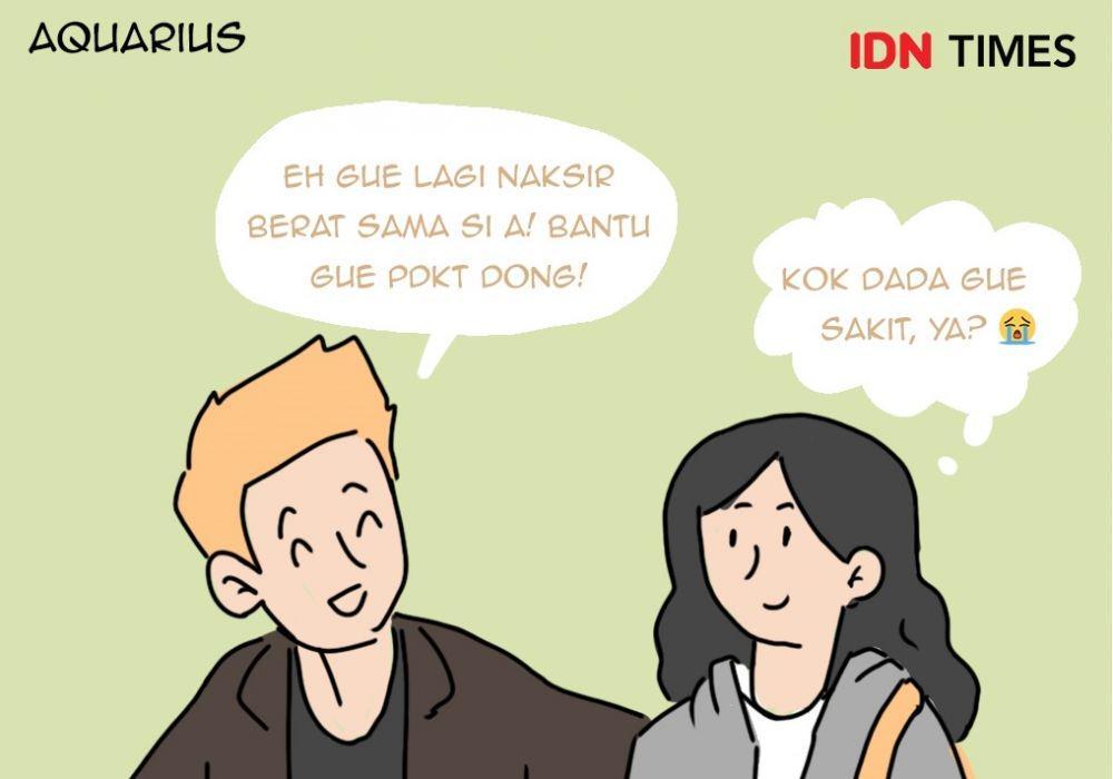 Ilustrasi 12 Tingkah Zodiak Kalau Terjebak Friendzone, Gini Banget?