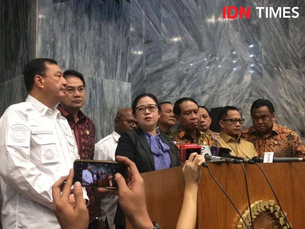 DPR menggelar rapat gabungan bahas PON di Papua, Selasa (4/3) IDN Times/Irfan Fathurohman