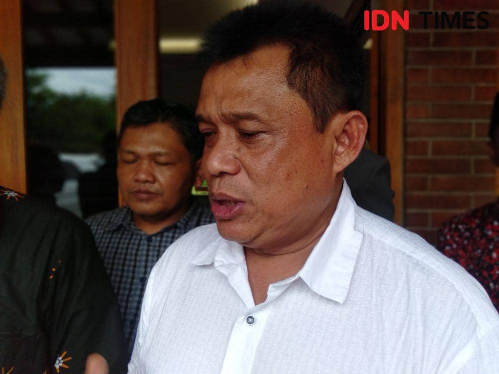 Cawabub Bantul nomor urut 1 sekaligus Ketua DPC PDIP Bantul, Joko Purnomo. IDN Times/Daruwaskita