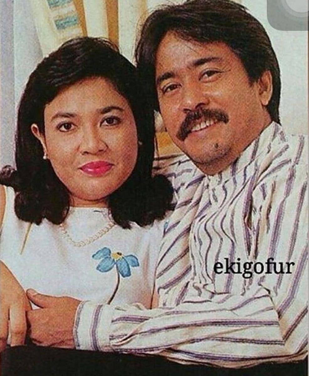 Rano Karno dan istri (@ekigofur via instagram.com/dewiranokarno)