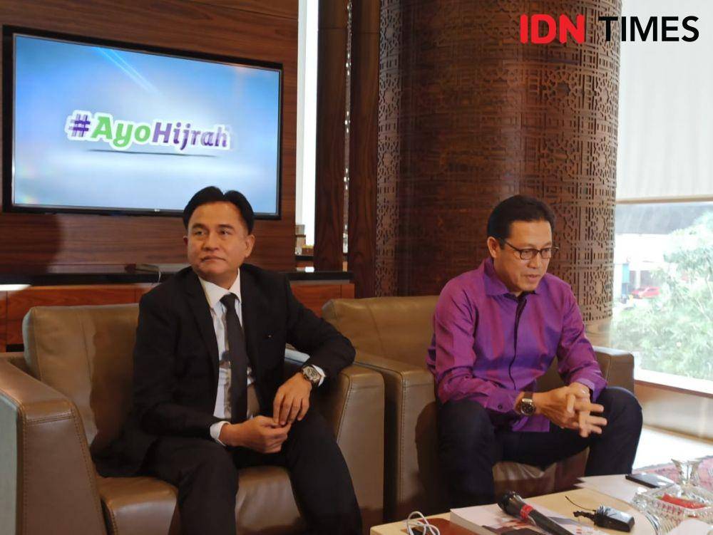 Konferensi pers Bank Muamalat. (IDN Times/Indiana Malia)