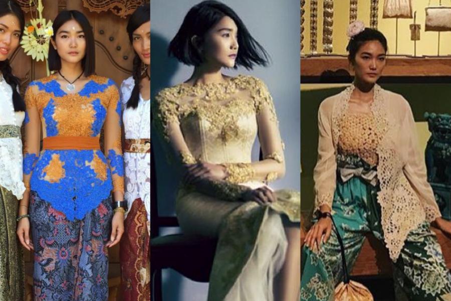 9 Kebaya ala Dominique Diyose, Tetap Trendi dengan Balutan Budaya