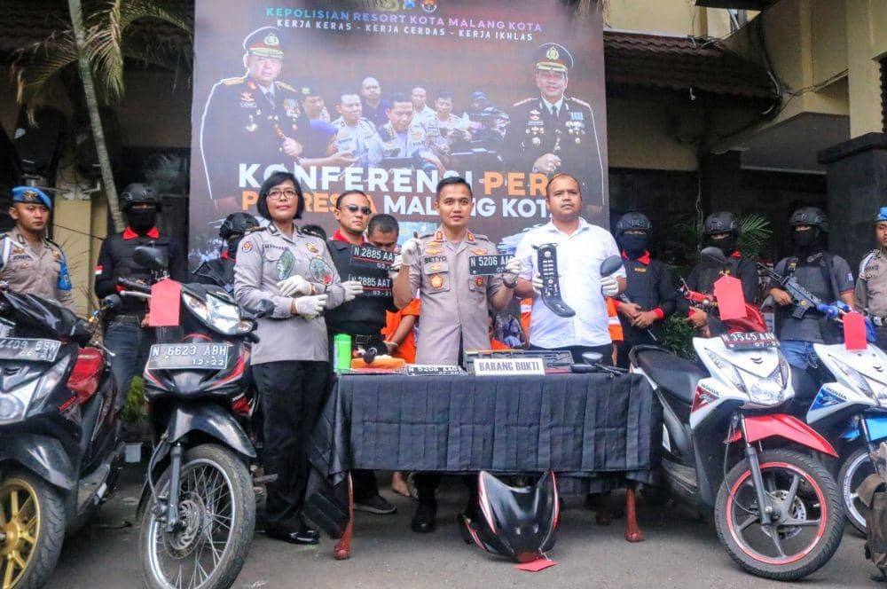 Tim Singo Arema Police Ringkus Dua Pelaku Curanmor