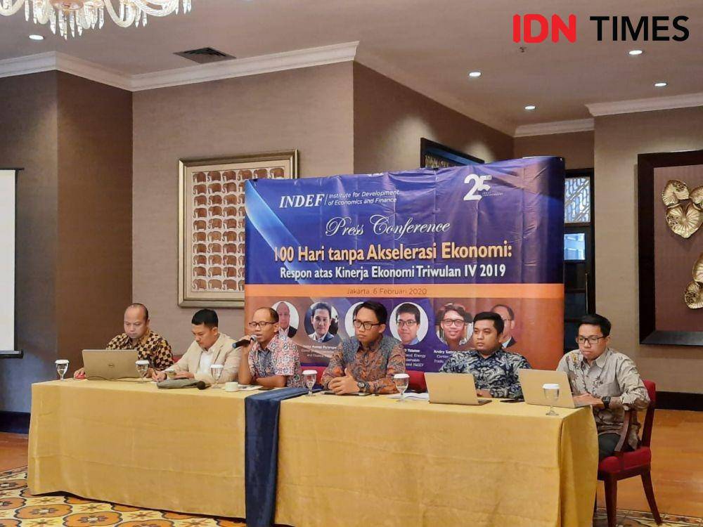 Diskusi Indef. (IDN Times/Hana Adi Perdana)