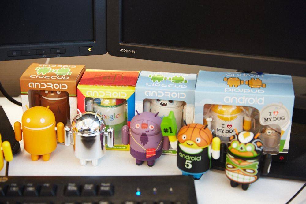 Action figure Android - Dok. blog.google/press