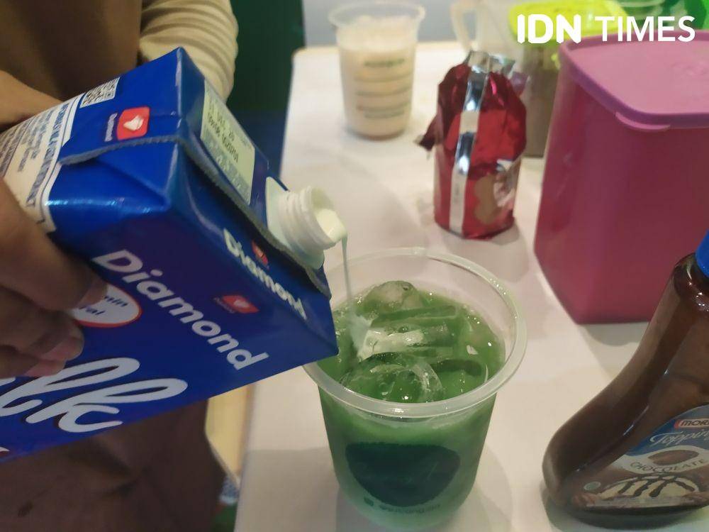 Minuman sehat berbahan dasar kacang-kacangan di Sucang AA Palembang (IDN Times/Feny Maulia Agustin)
