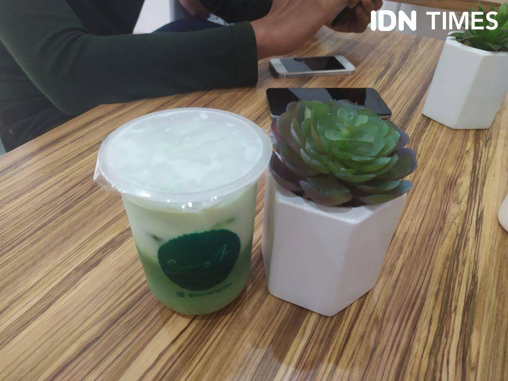 Minuman sehat berbahan dasar kacang-kacangan di Sucang AA Palembang (IDN Times/Feny Maulia Agustin)