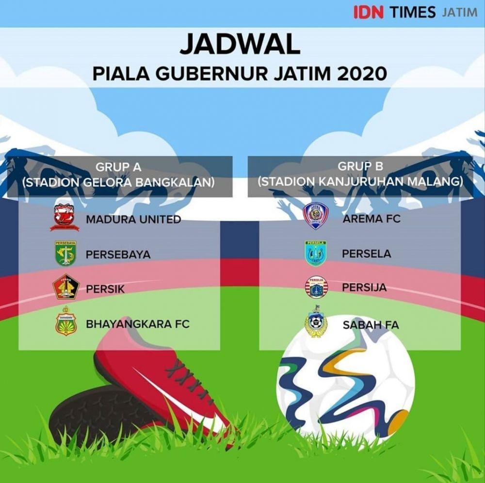 Semifinal Piala Gubernur: Persebaya Vs Arema di Blitar Tanpa Penonton